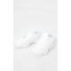 White Wide Fit Chunky Bubble Sole Panelled Up Sneakers