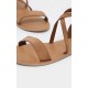 Tan Basic Leather Sandal