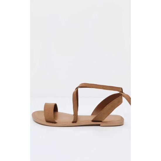 Tan Basic Leather Sandal